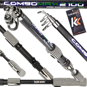 WĘDKA TELESKOPOWA TELESKOP HOKKAIDO COMBOMAX 2,1M 60–120G