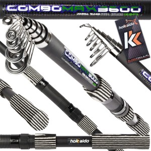 WĘDKA TELESKOPOWA TELESKOP HOKKAIDO COMBOMAX 3.6M 60–120G
