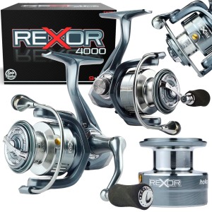 KOŁOWROTEK WĘDKARSKI HOKKAIDO REXOR 4000 – 9+1 BB + ZAPAS ALUMINIOWA SZPULA
