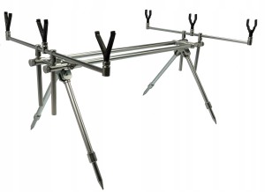 STOJAK WĘDKARSKI STANOWISKO KARPIOWE ROD POD NA 3 WĘDKI HOKKAIDO SOLID