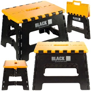 STOŁEK TABORET WARSZTATOWY POD PRYSZNIC SKŁADANY 22CM 150kg  PLASTIKOWY