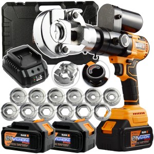 PRASKA ZACISKARKA AKUMULATOROWA DO KABLI BLACK 70kN 21V 2x4Ah GTX 10-300mm2