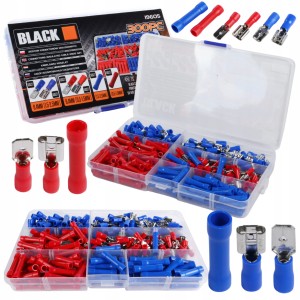 ZESTAW KONEKTORÓW IZOLOWANYCH WSUWKI 300szt