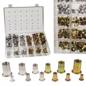 ZESTAW NITONAKRĘTEK M3-M10 MIX 300SZT NITONAKRĘTKA