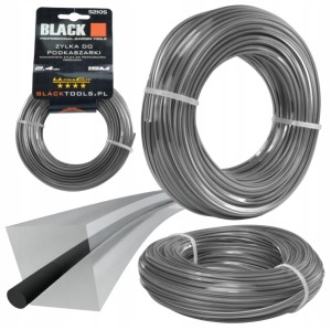 ŻYŁKA DO PODKASZARKI ZBROJONA 2,4MMx15M BLACK