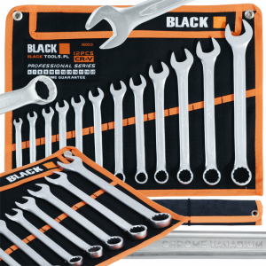 ZESTAW KLUCZY KLUCZE PŁASKO OCZKOWE 6-22mm 12pc CR