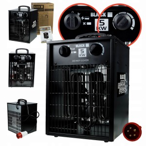 NAGRZEWNICA ELEKTRYCZNA 5KW BLACK