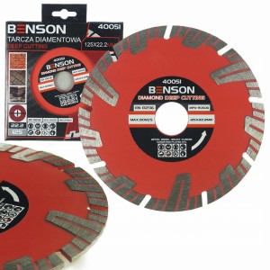 TARCZA DIAMENTOWA 125MM DO KAMIENIA KOSTKI BETONU