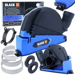 OSŁONA PRZECIWPYŁOWA ODSYSAJĄCA SZLIFIERKI 115/125 MM + ADAPTERY