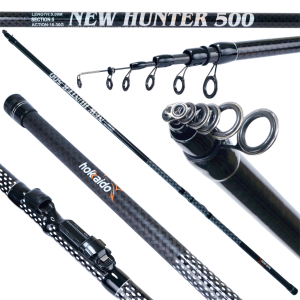 WĘDKA HOKKAIDO NEW HUNTER 5M HIGH MODULUS CARBON