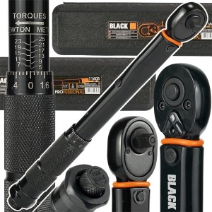 KLUCZ DYNAMOMETRYCZNY Z BLOKADĄ BLOKADA 5-25 NM 1,4" DWUKIERUNKOWY Z ETUI